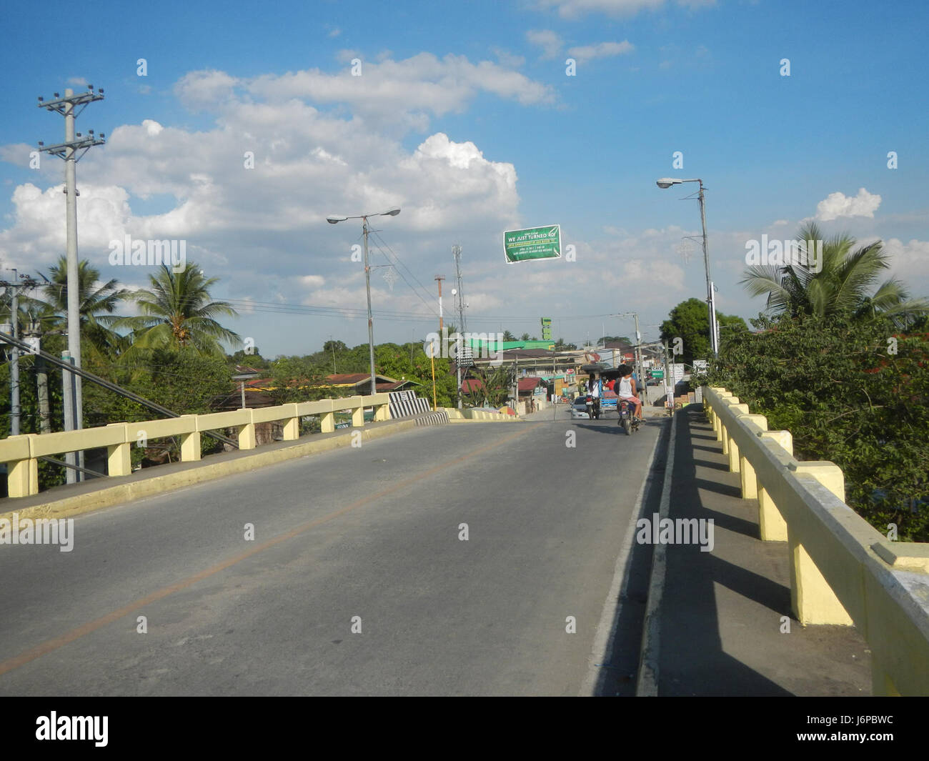 09730 Candaba Città Vecchia corretta nuovi ponti sul fiume Pampanga 2017 10 Foto Stock