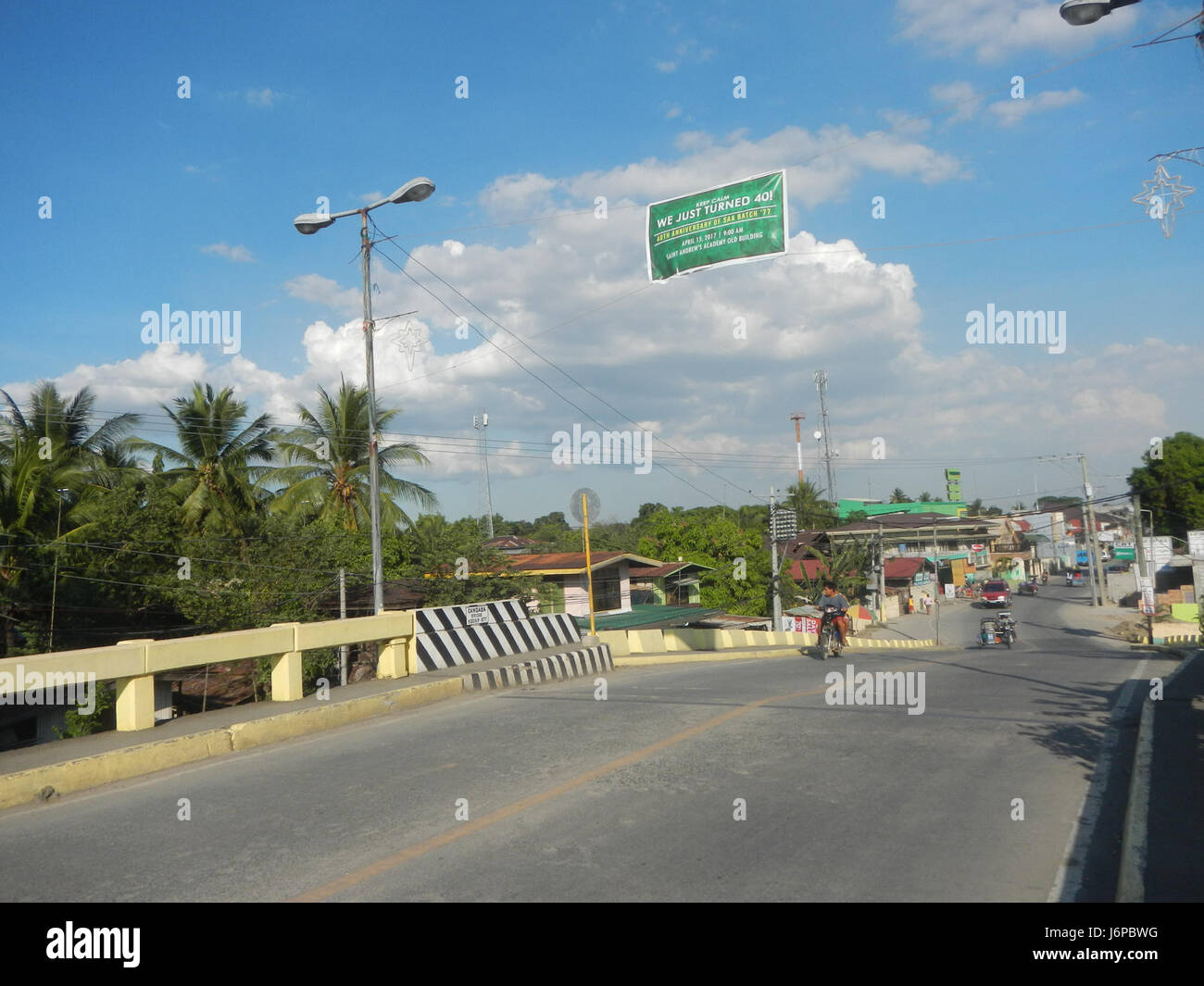 09730 Candaba Città Vecchia corretta nuovi ponti sul fiume Pampanga 2017 13 Foto Stock
