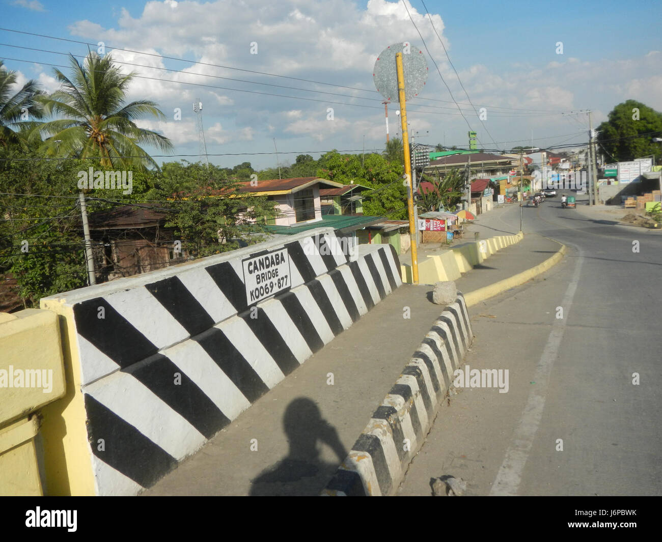 09730 Candaba Città Vecchia corretta nuovi ponti sul fiume Pampanga 2017 16 Foto Stock