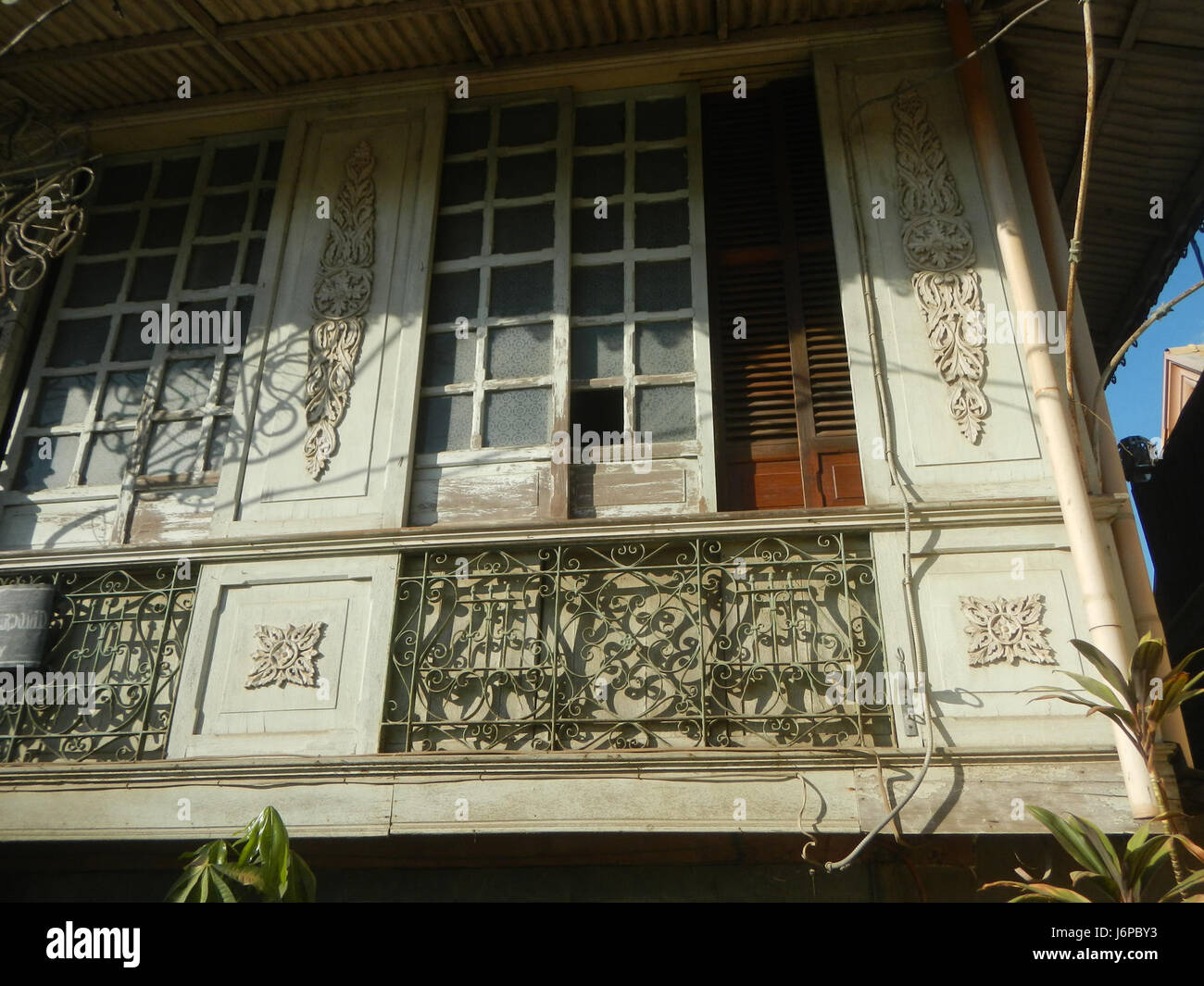 09730 Candaba Città Vecchia corretta nuovi ponti sul fiume Pampanga 2017 48 Foto Stock