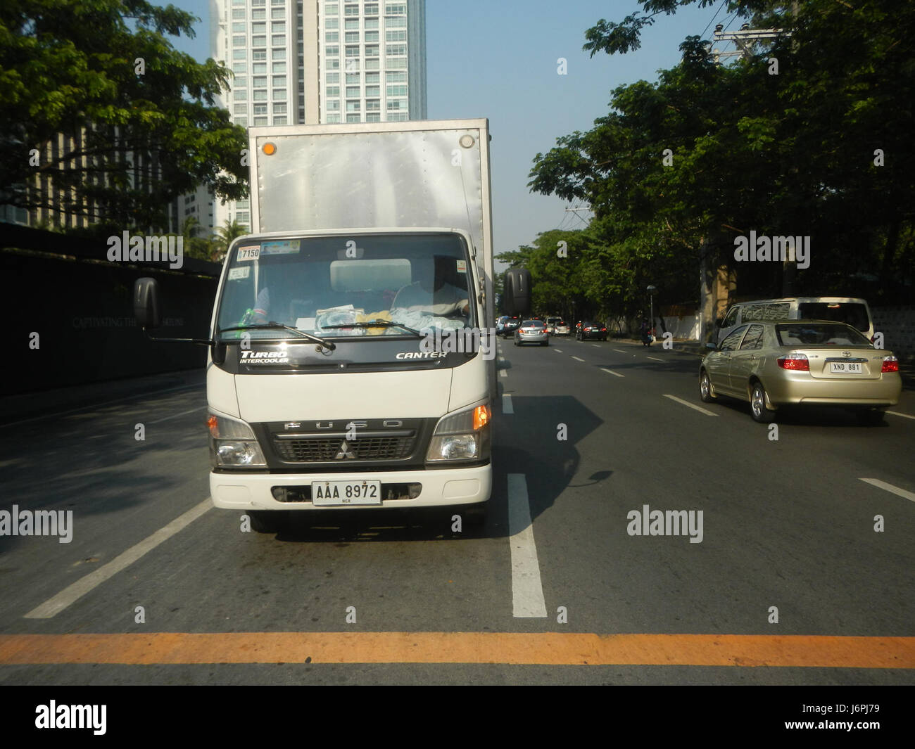 08983 Urdaneta Zuellig costruendo un triangolo Roxas Paseo de Roxas Gil Puyat Makati Avenue 29 Foto Stock