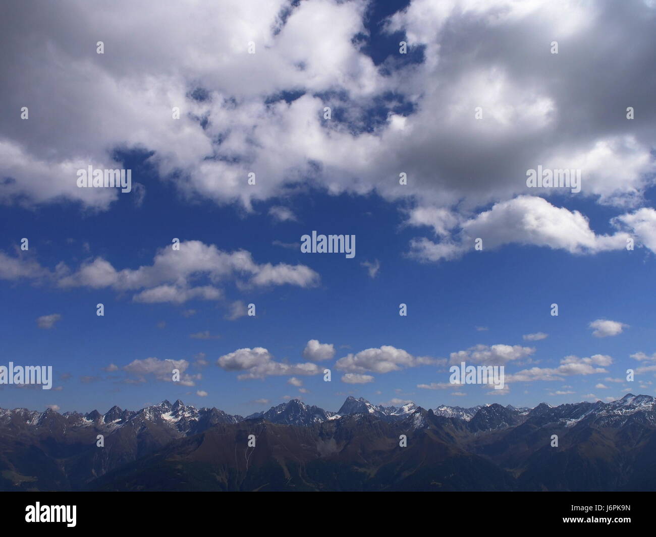 Montagne alpi firmamento cielo nuvole alpi europe top del firmamento di montagna Foto Stock