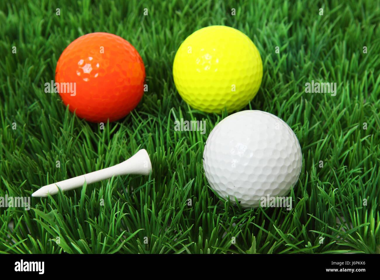 Il tè sport sport golfo verde erba dettaglio gioco tornei giocando gioca Foto Stock