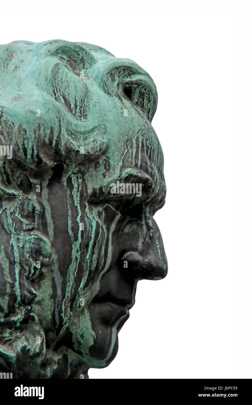 Statua ritratto william cittadino onorario farmacia robert scienza statua ritratto Foto Stock