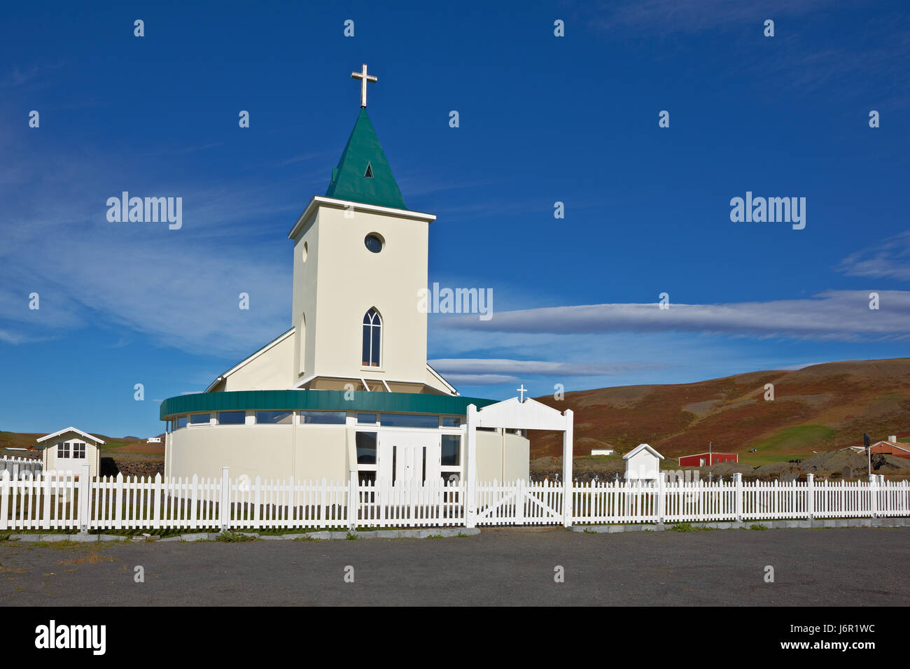 Bella bella beauteously travel religione credenza religiosa chiesa città città Foto Stock