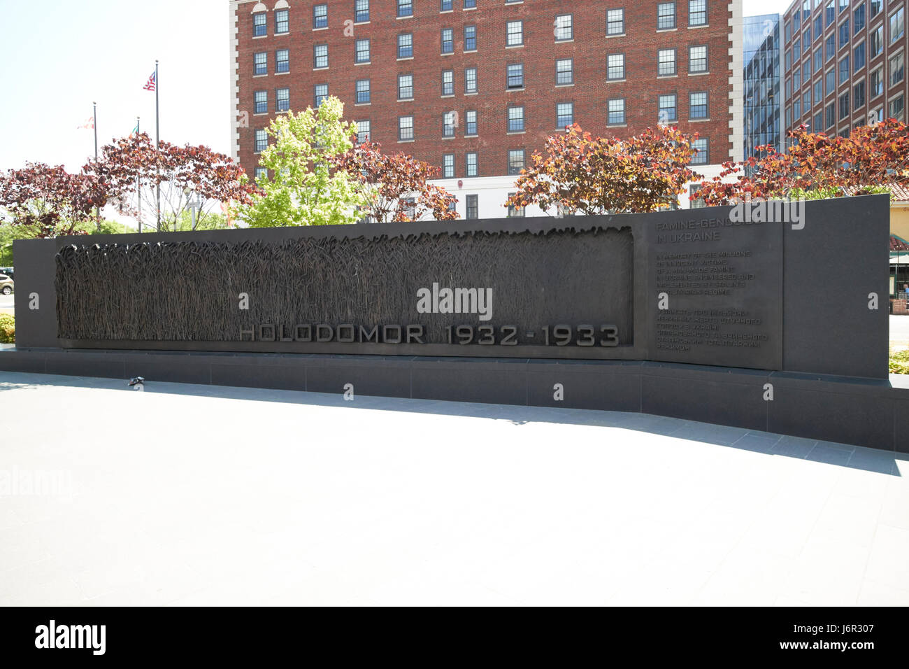 Holdomor Genocide Memorial Washington DC STATI UNITI D'AMERICA Foto Stock