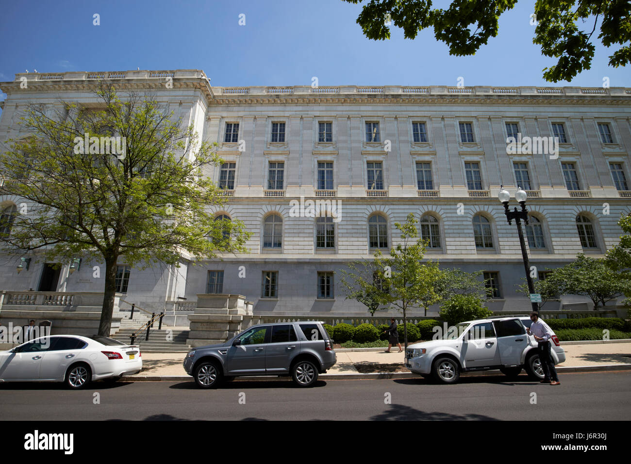Russell senato edificio per uffici a Washington DC USA Foto Stock