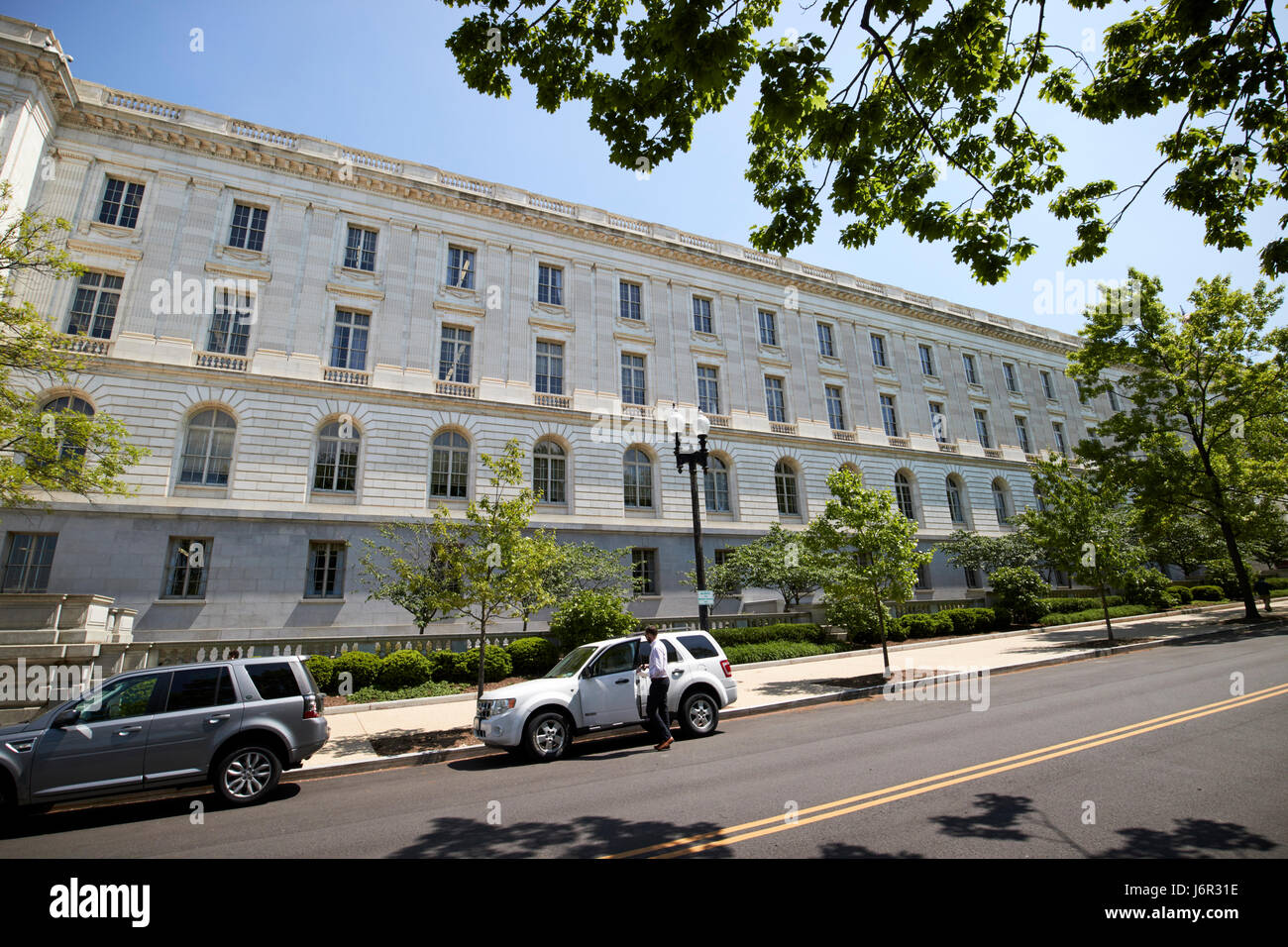 Russell senato edificio per uffici a Washington DC USA Foto Stock