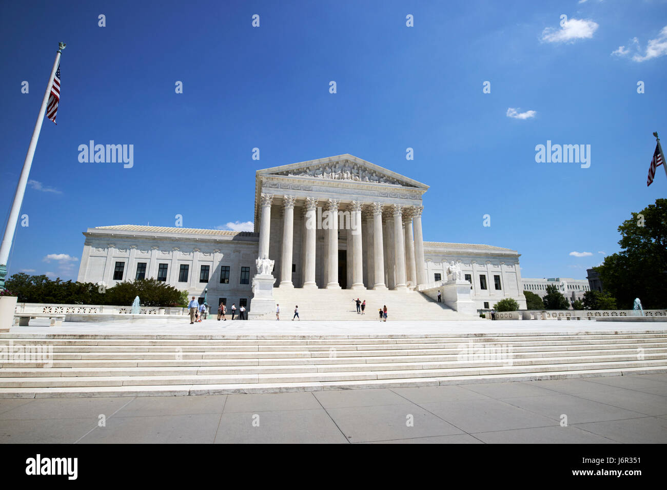 La Corte suprema degli Stati Uniti la costruzione di Washington DC, Stati Uniti d'America Foto Stock