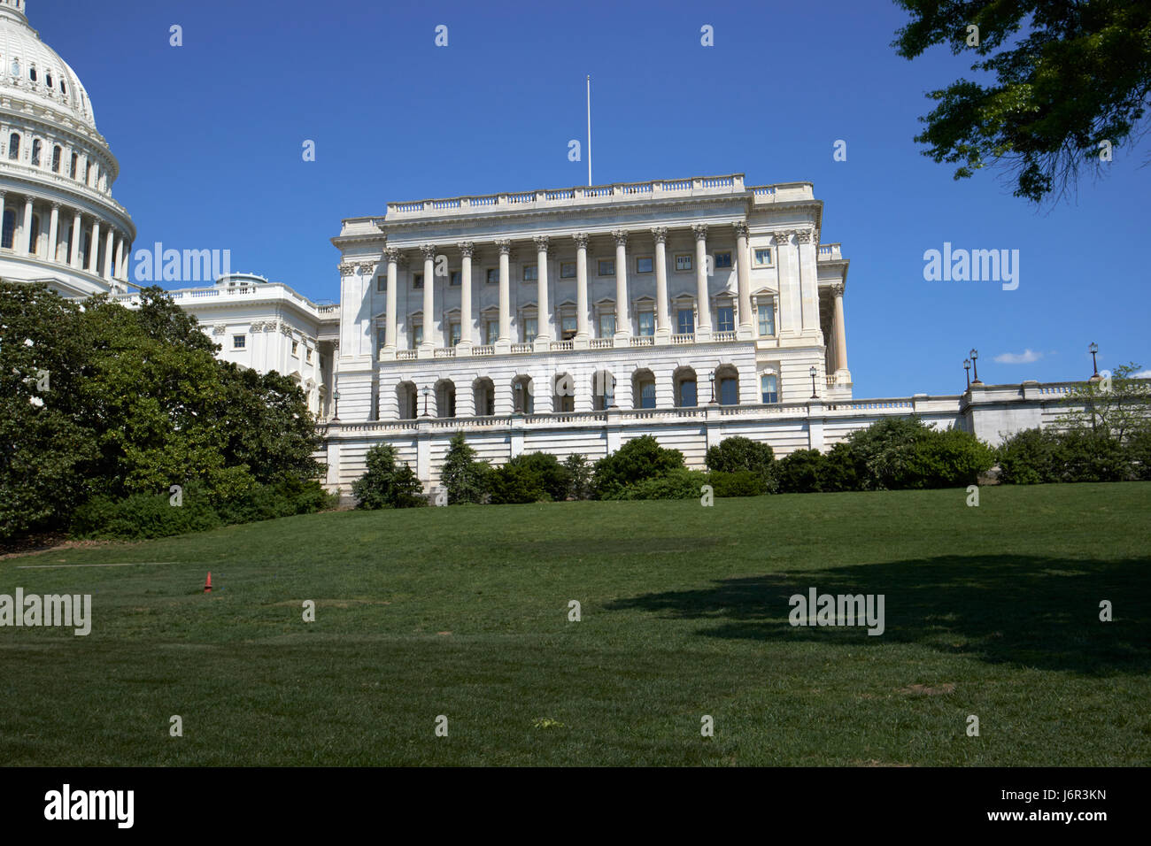 United States Capitol Building e casa della Camera dei rappresentanti buildnig Washington DC USA Foto Stock