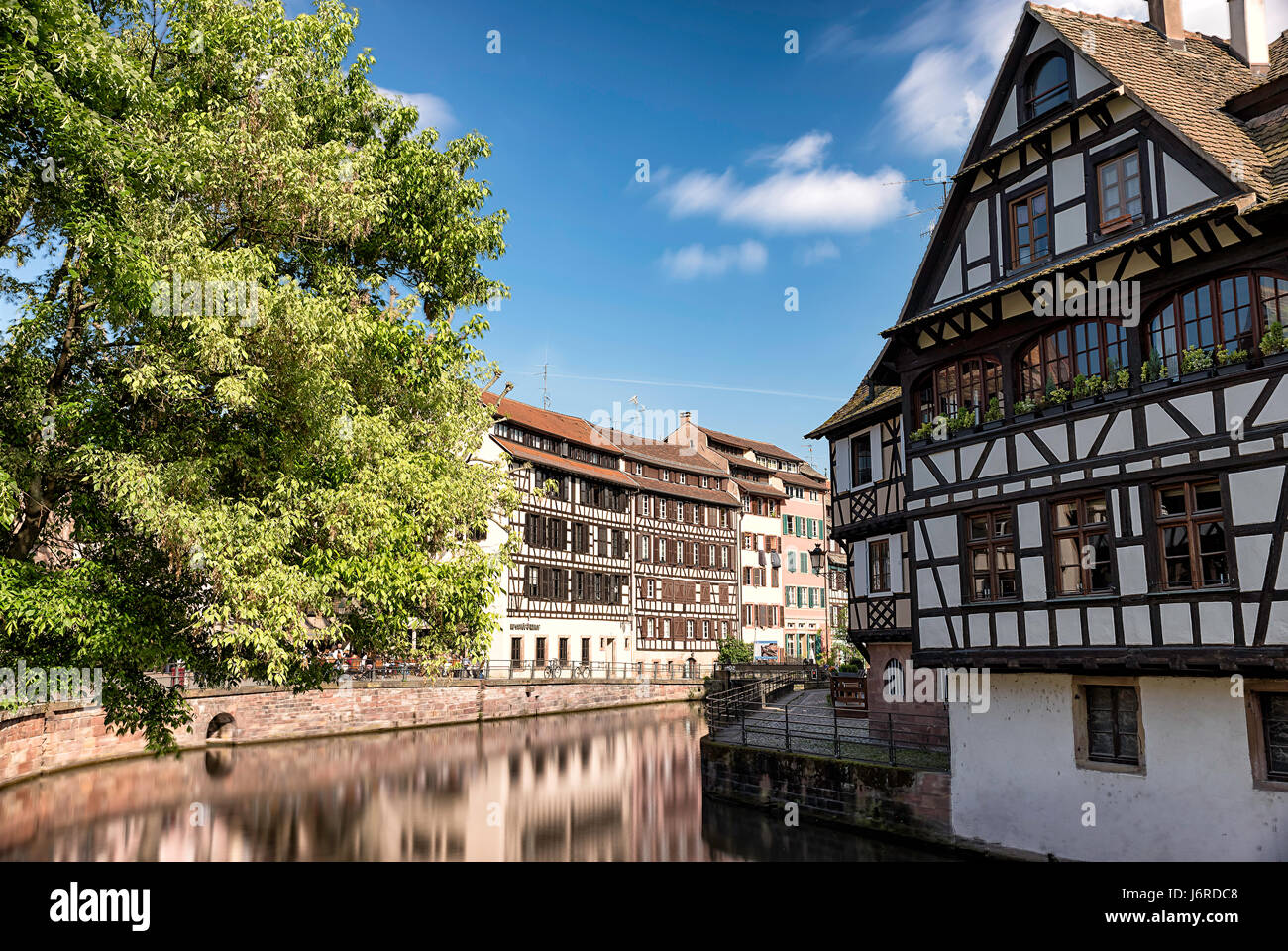 A metà pomeriggio a Strasburgo, Francia Foto Stock
