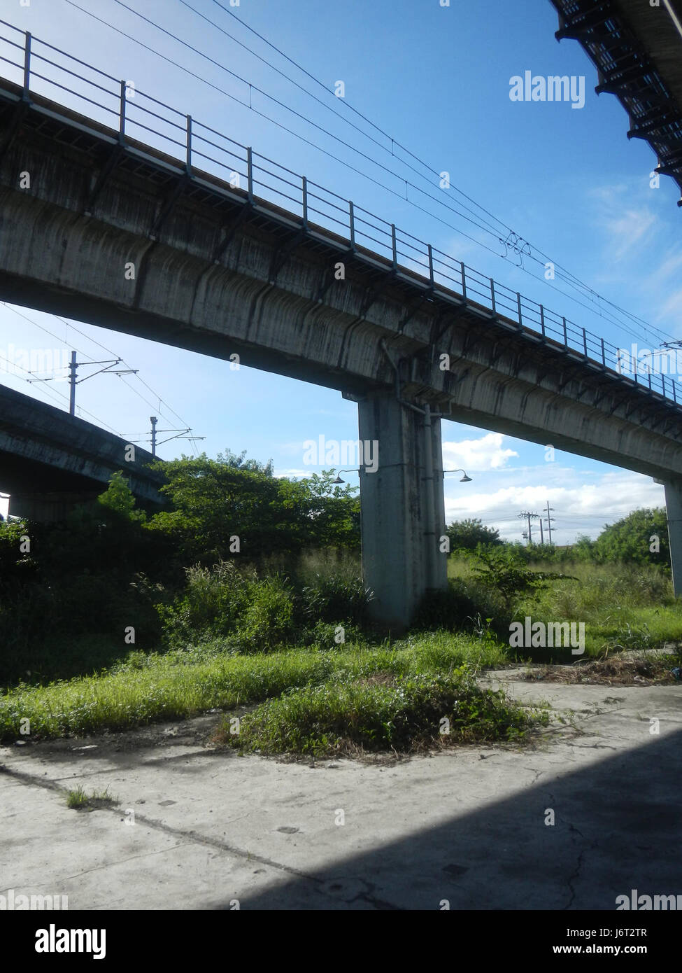 09840 Passerella Marcos Autostrada Pasig Santolan linea LRT 11 Foto Stock