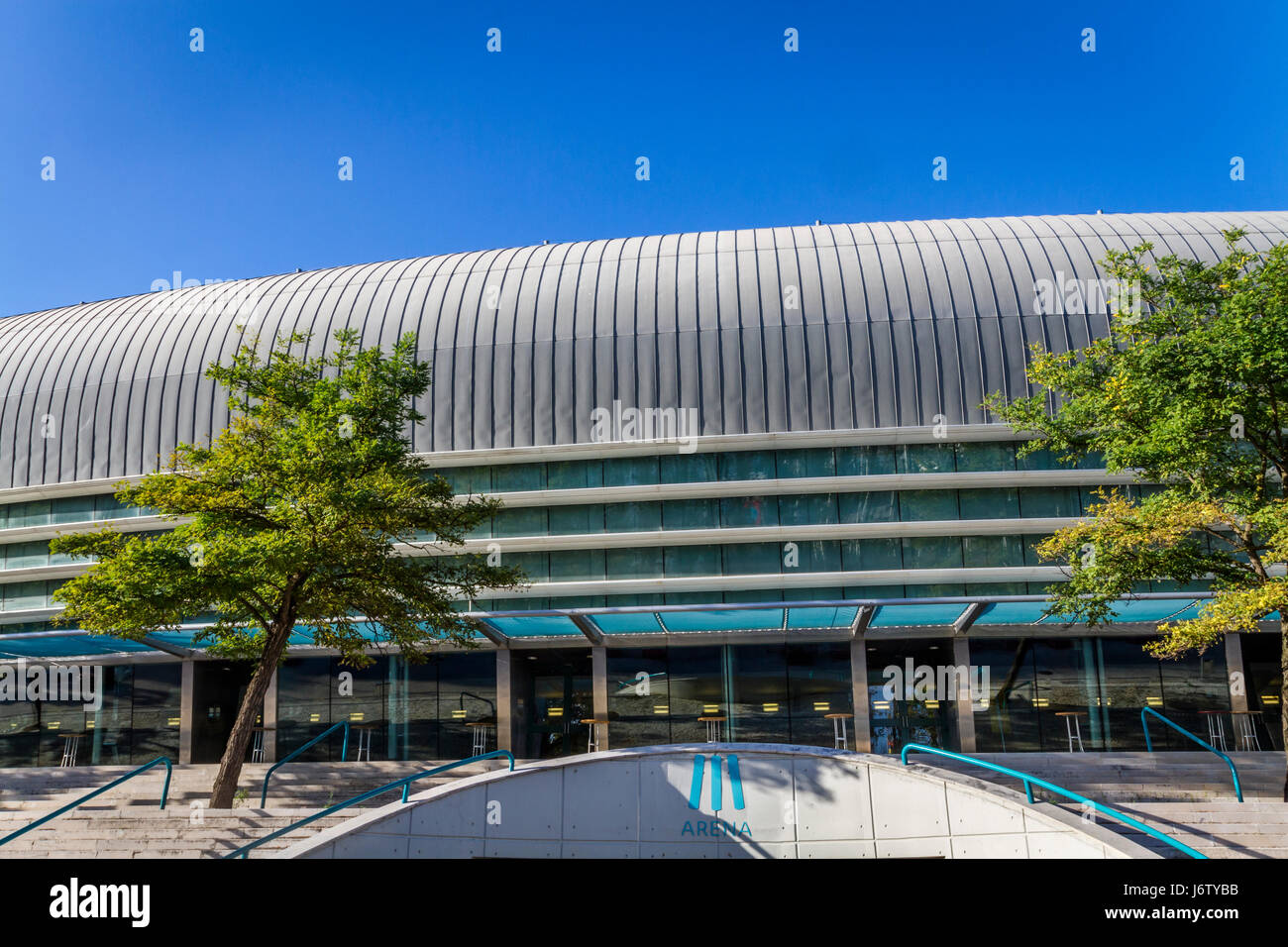 MEO Arena, un divertimento ed il centro congressi di Lisbona, Portogallo Foto Stock