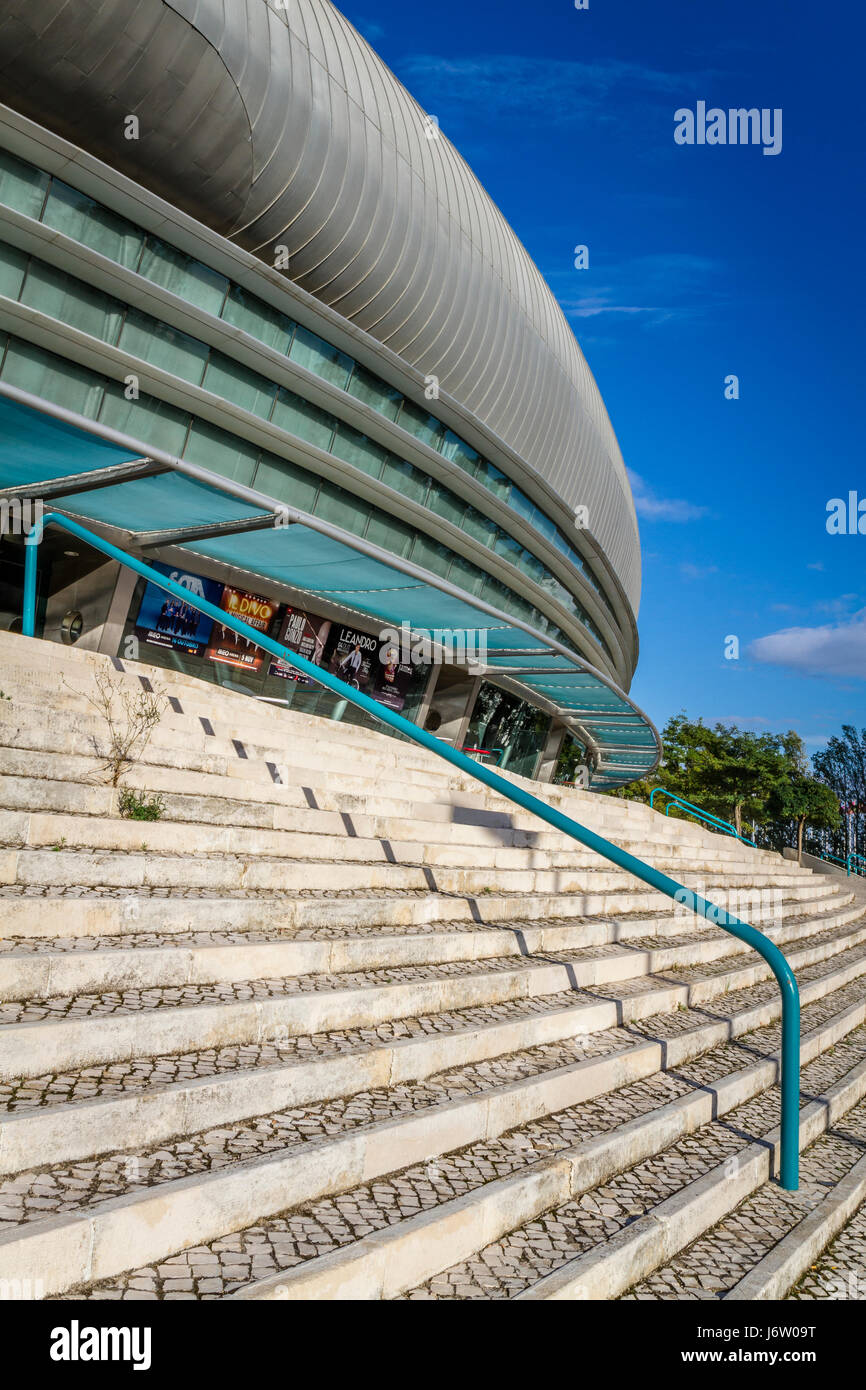 MEO Arena, un divertimento ed il centro congressi di Lisbona, Portogallo Foto Stock