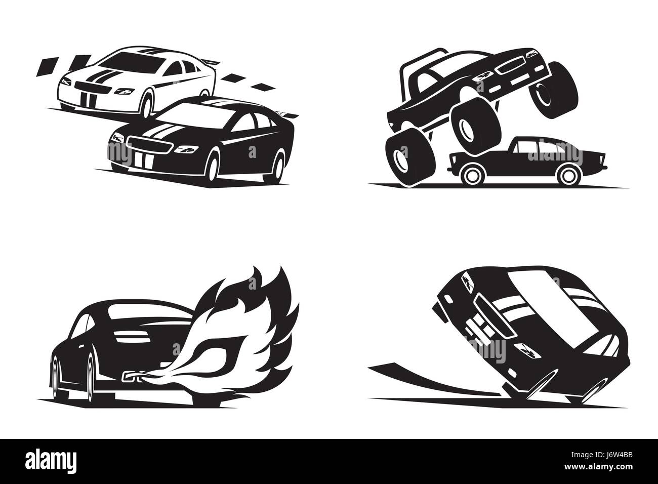 Racing Cars show - illustrazione vettoriale Illustrazione Vettoriale