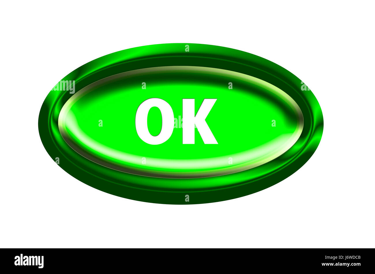 Ok pulsante ordine conferma conferma conferma conferma sì in Foto Stock