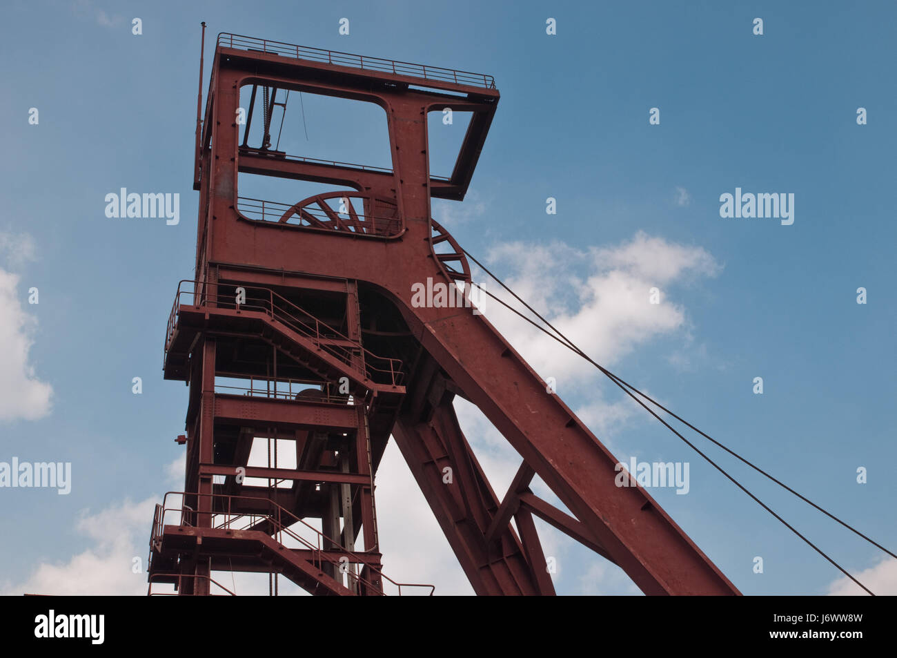 Albero miniera banchetti industria mineraria engineering Ruhr banchetto dell'albero Foto Stock