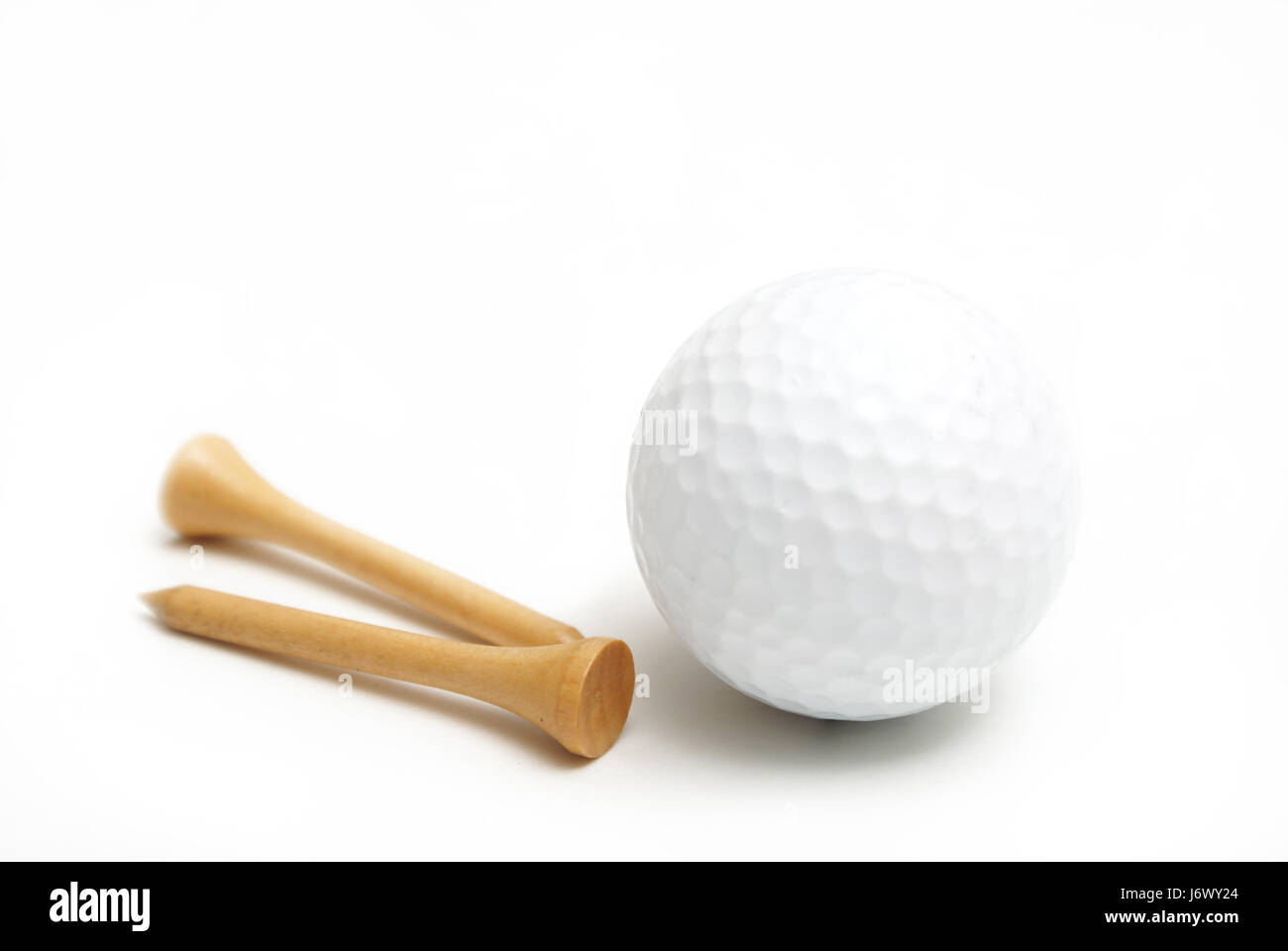 Oggetti sport attrezzature a sfera golf oggetti oggetto macro close-up macro Foto Stock