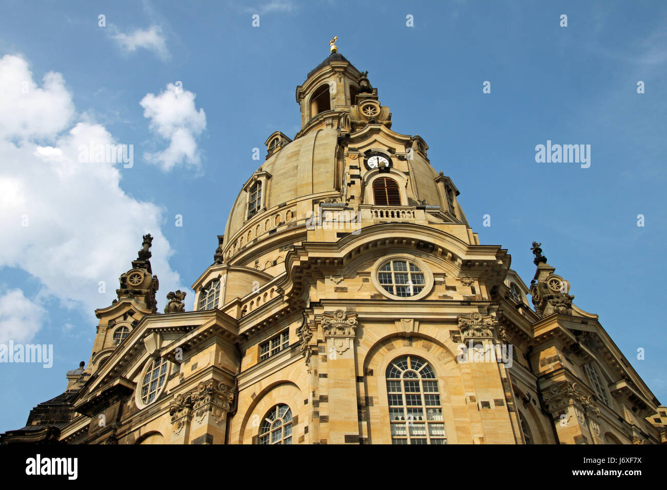 La Chiesa in Germania Repubblica federale tedesca arenaria Sassonia Dresden elbe bella Foto Stock