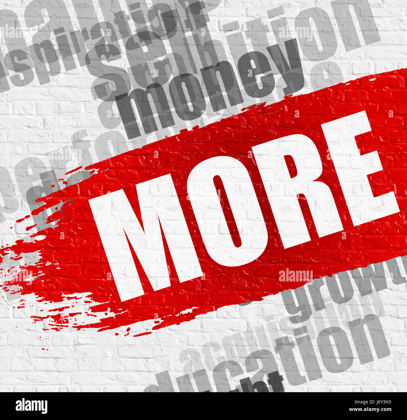 Più su Il Brickwall bianco. Foto Stock