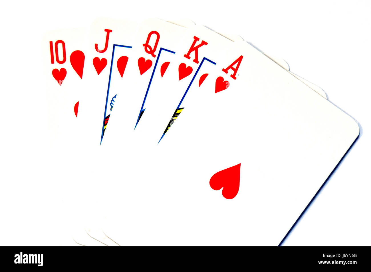 Royal Flush Foto Stock