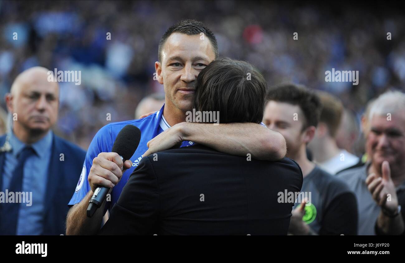 JOHN TERRY del Chelsea FA UN CHELSEA V SUNDERLAND Stadio Stamford Bridge London Inghilterra 21 Maggio 2017 Foto Stock