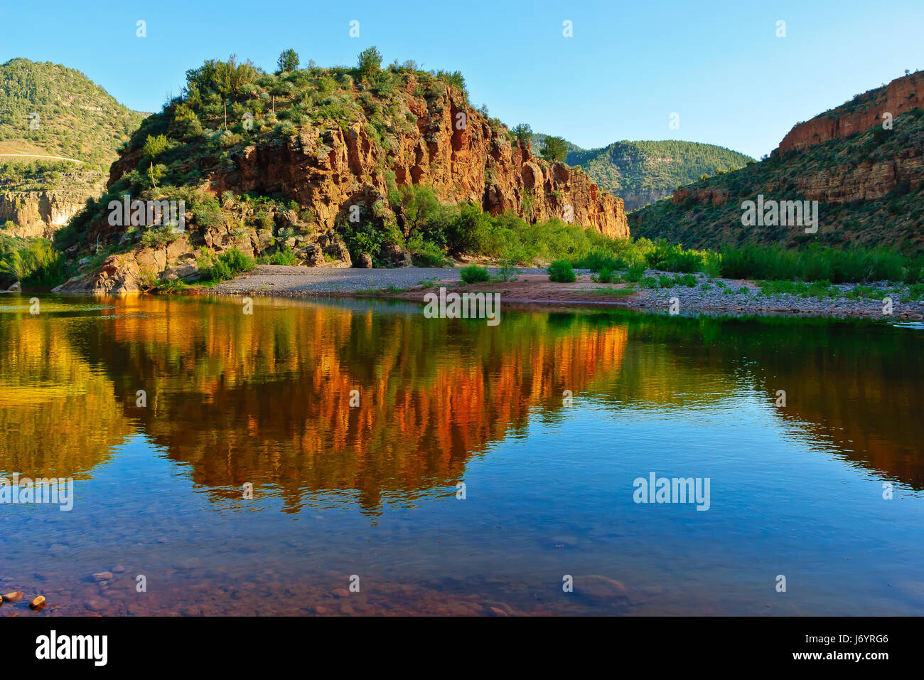 Salt River Canyon, Arizona, Stati Uniti Foto Stock