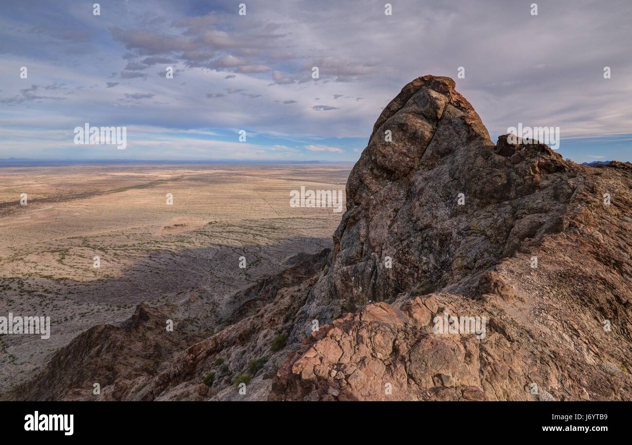 Mohawk Mountains, Contea di Yuma, Arizona, Stati Uniti Foto Stock