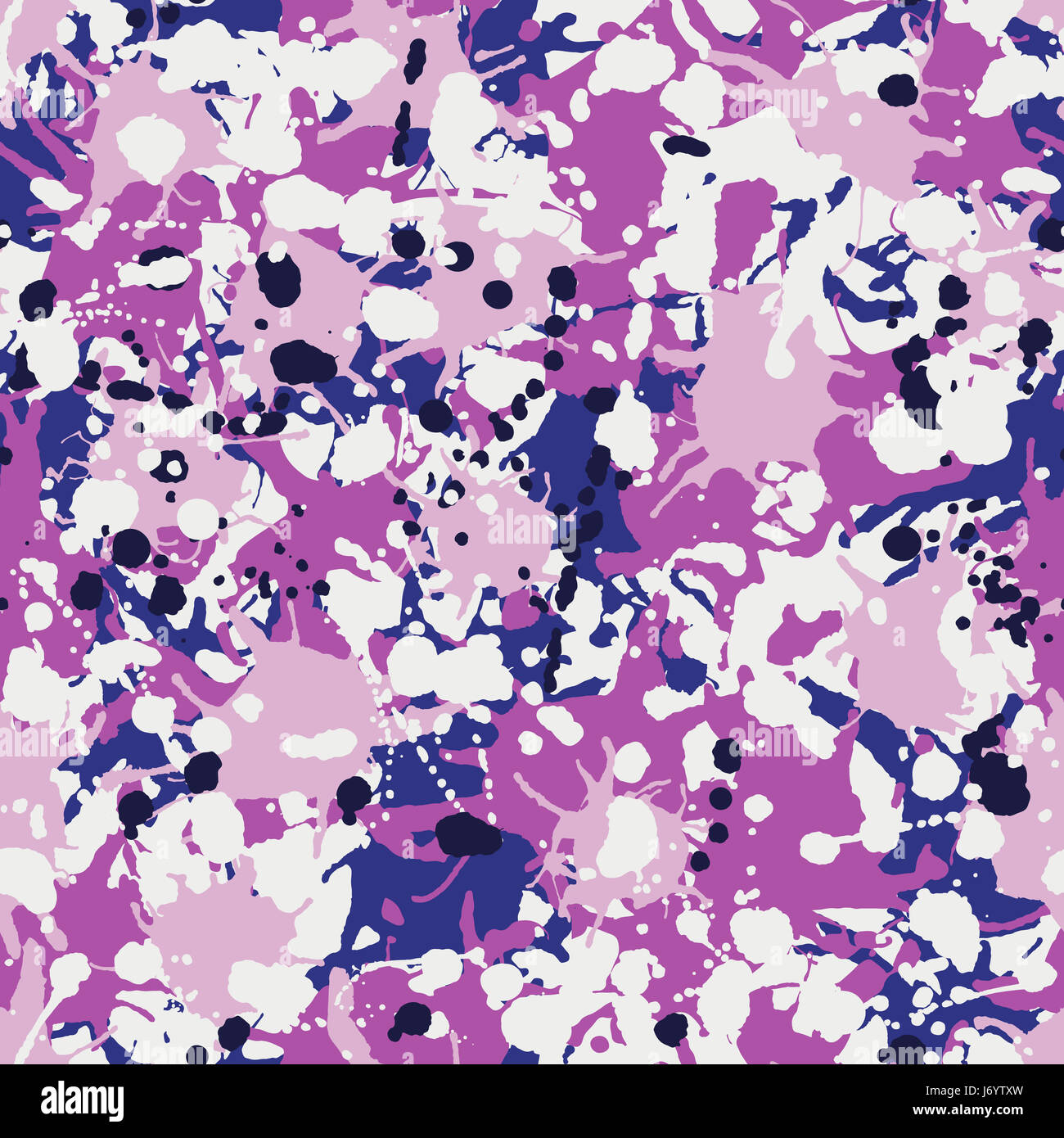Blue le sfumature rosa inchiostro artistico gli spruzzi di vernice modello senza giunture Foto Stock