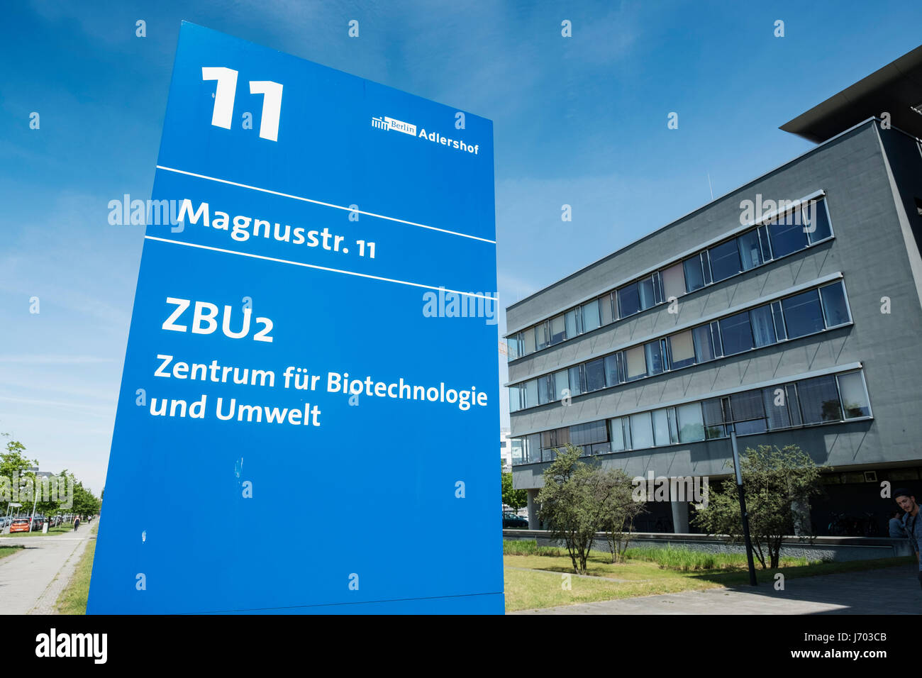 Centro di biotecnologia e l'ambiente ad Adlershof della scienza e della tecnologia Park Il Park a Berlino, Germania Foto Stock