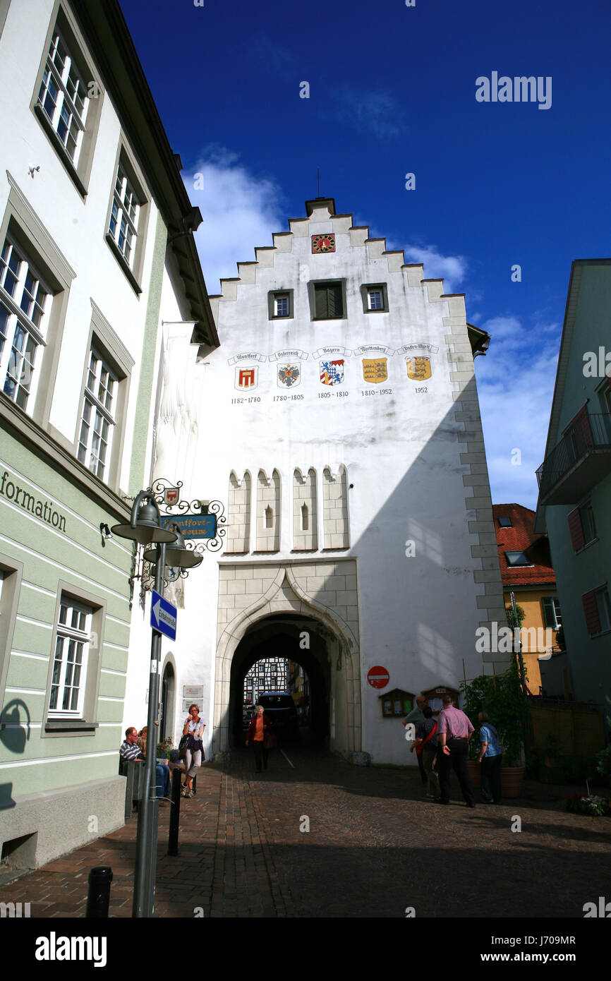 La germania storica repubblica federale tedesca tettnang bodenseekreis Foto Stock