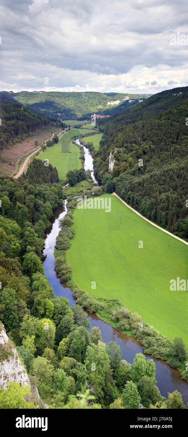 Monastero del danubio riserva naturale convento county Germania superiore della Repubblica federale tedesca Foto Stock