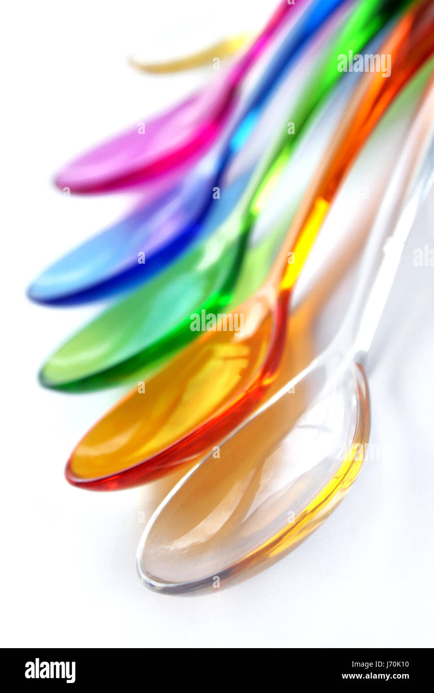 La forma materiale sintetico plastico color casa tenere articolo sagomatura di design Foto Stock