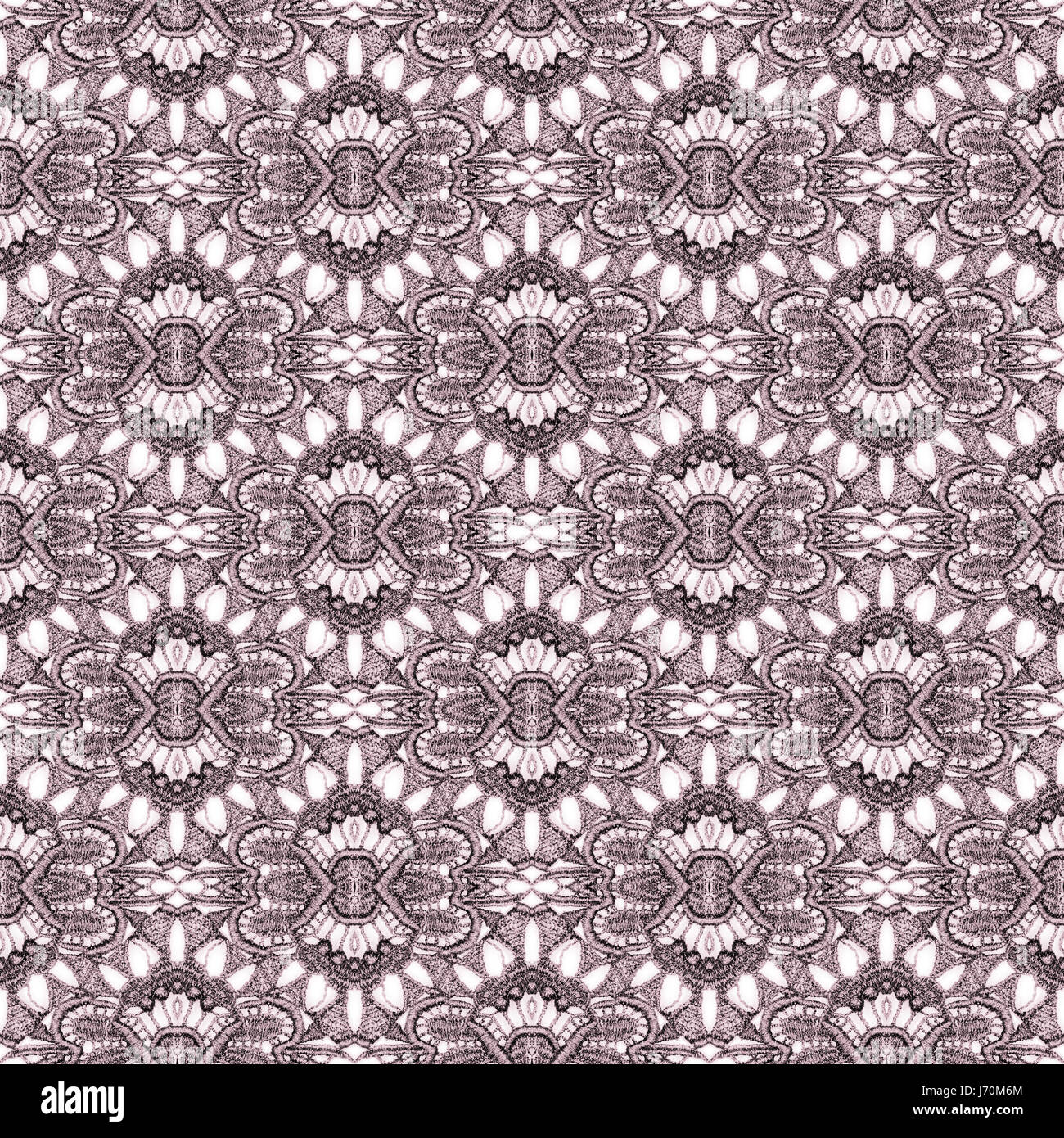 Perfettamente ripetendo lace pattern, collage digitale da uncinetto foto di pizzo. Foto Stock