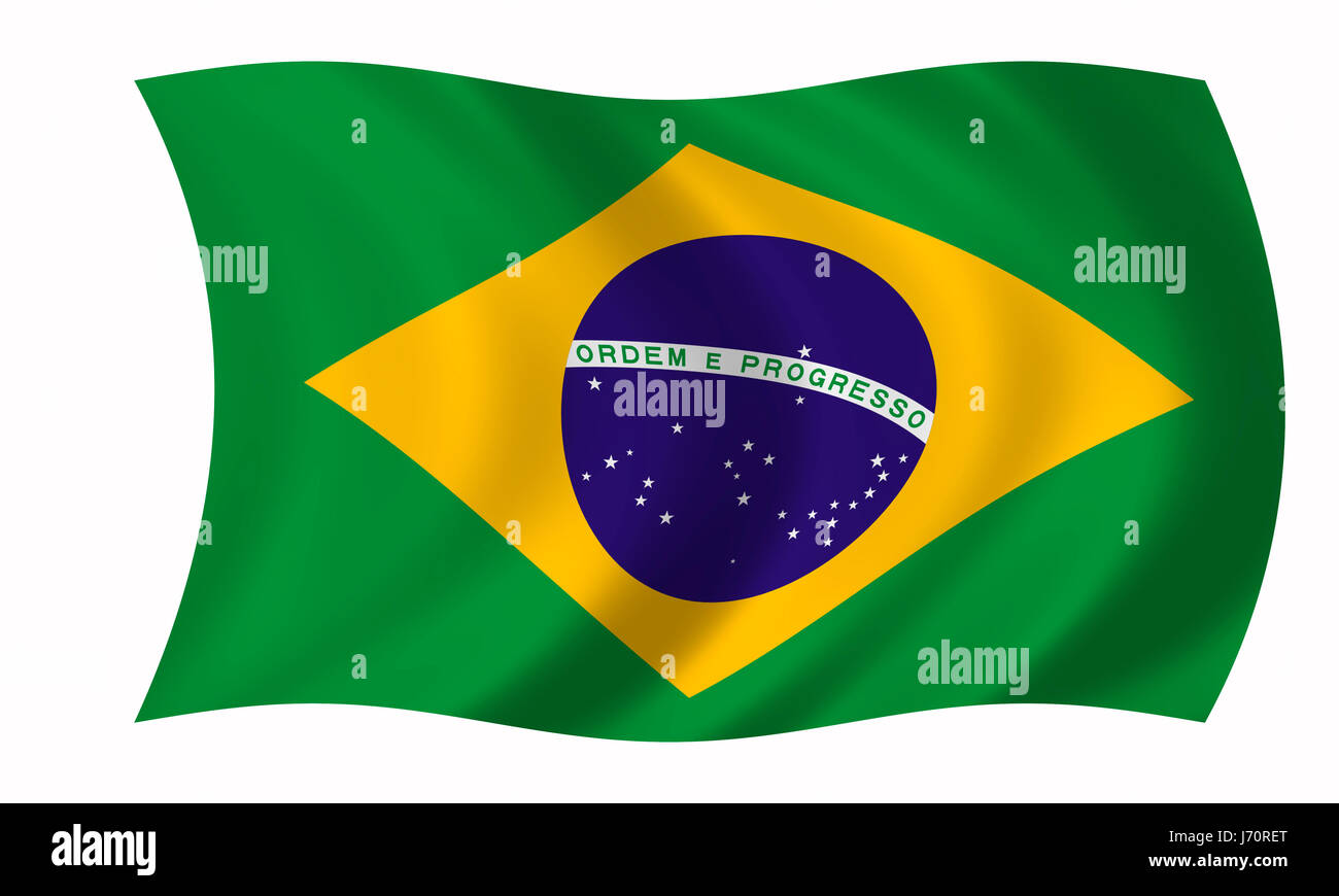 Brazil Flag 3' x 5' in satin - Brazilian flags 90 x 150 cm - Banner