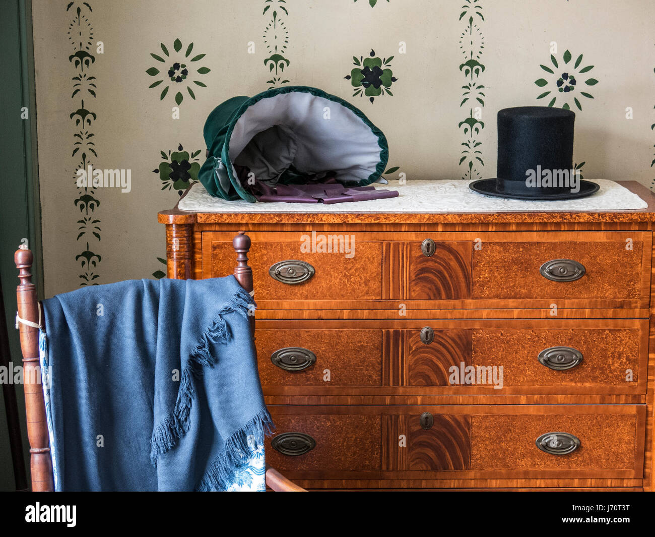 Old Sturbridge Village - una rievocazione storica di un 1830 New England town. Foto Stock