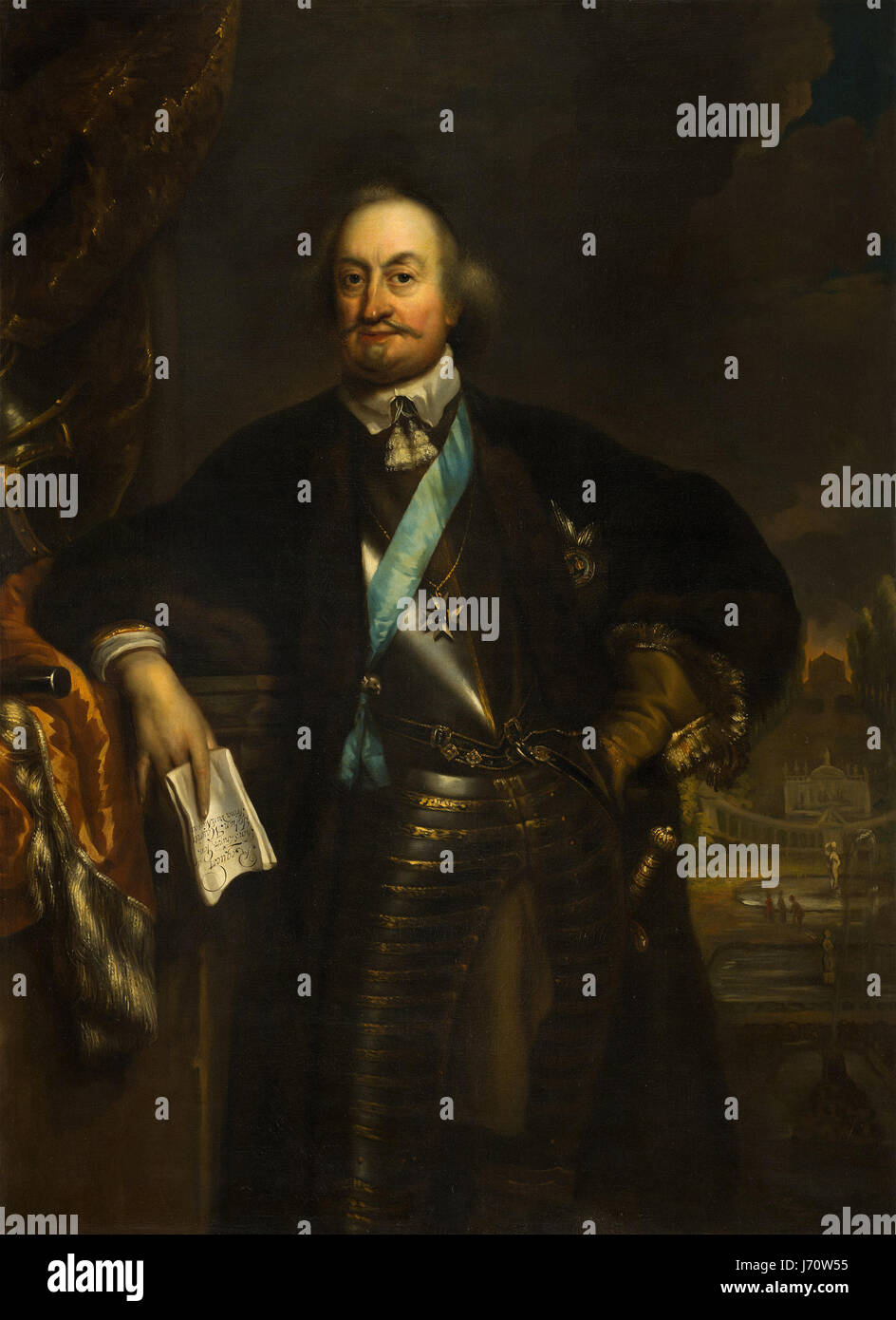 Jan de Baen (1633-1702) Ritratto di Johan Maurits (1604-1679), il conteggio di Nassau-Siegen, fondatore della Mauritshuis. Foto Stock