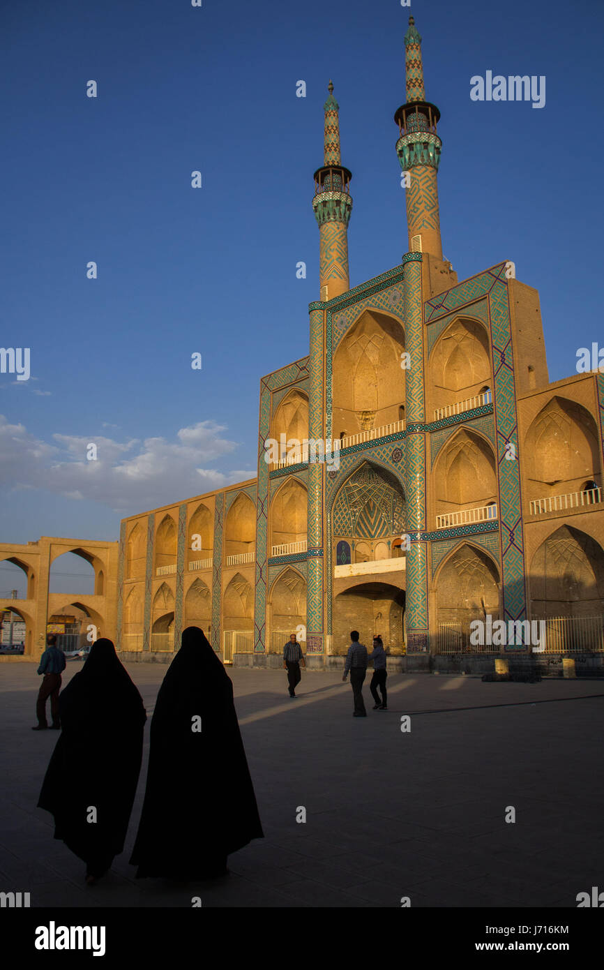 Amir Chakhmaq complessa, Yazd, Iran Foto Stock