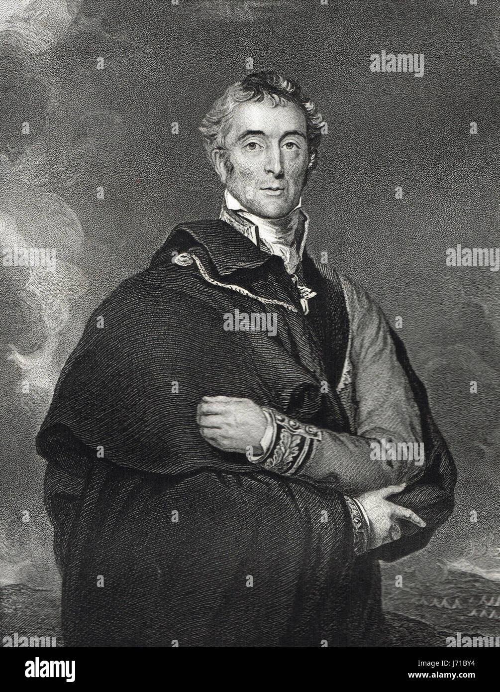 Arthur Wellesley, primo duca di Wellington Foto Stock