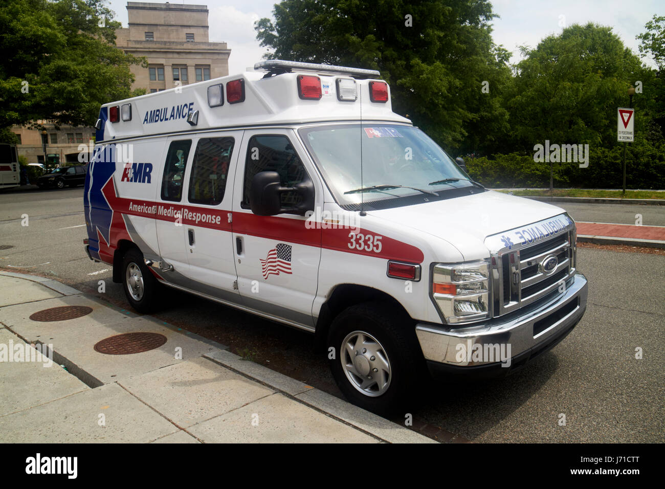 Amr american medical risposta ambulanza Washington DC USA Foto Stock