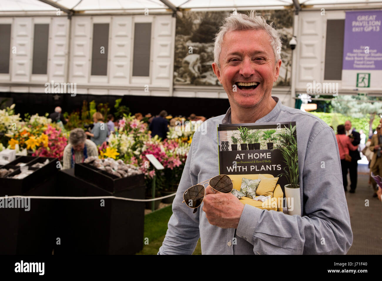 Londra, Regno Unito. 22 maggio 2017. Louis Walsh. Premere il tasto giorno al 2017 RHS Chelsea Flower Show che si apre al pubblico domani. Foto: immagini vibranti/Alamy Live News Foto Stock