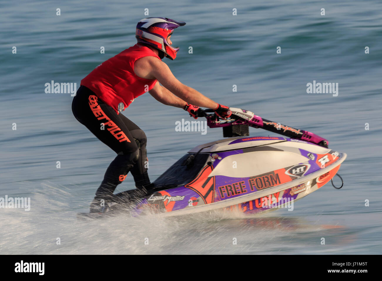 Nazare, Portogallo. 21 Maggio, 2017. Mondo e European Champioship Jetski Freeride, nazare, Portogallo, maggio 2017 Credit: Eduardo Barrento/Alamy Live News Foto Stock