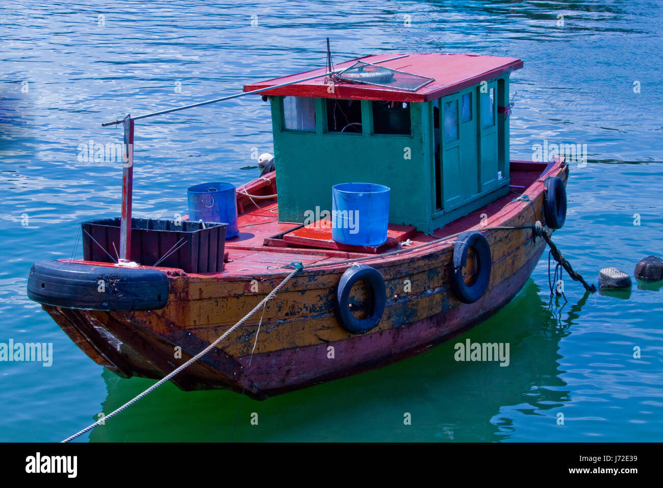 barca da pesca Foto Stock