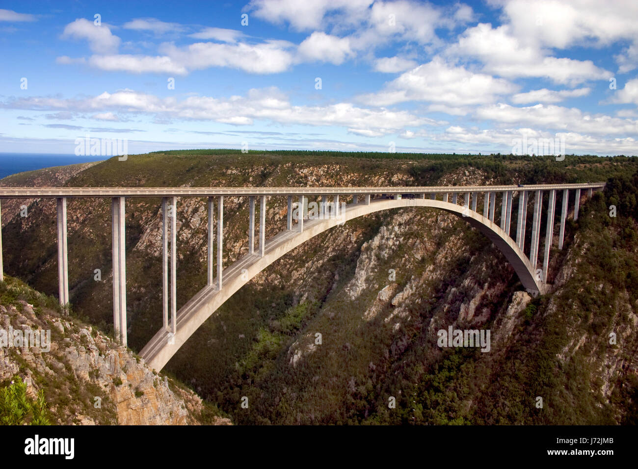 Ponte ponte sud africa Canyon landmark bloukrans quotsouth africaquot Foto Stock