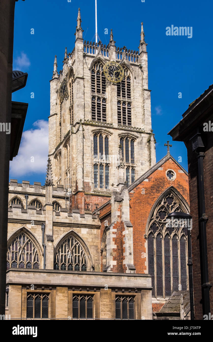 Chiesa della Santa Trinità di Kingston Upon Hull, Yorkshire, Inghilterra, Regno Unito Foto Stock