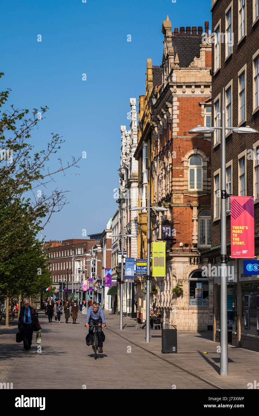 Kingston Upon Hull City Centre, Yorkshire, Inghilterra, Regno Unito Foto Stock