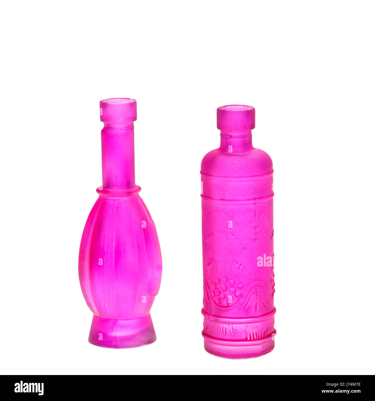 bottiglie di vetro Foto Stock