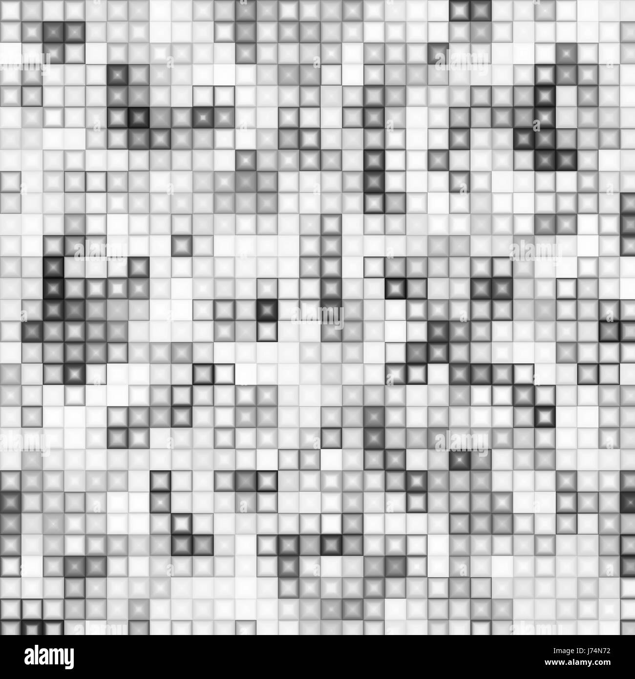 Illustrazione blu square blocchi astratta sfondo background design moto blu Foto Stock