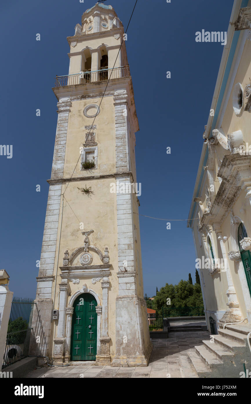 Chiesa della Theotokos Koimisis, Metaxata, Cefalonia Foto Stock