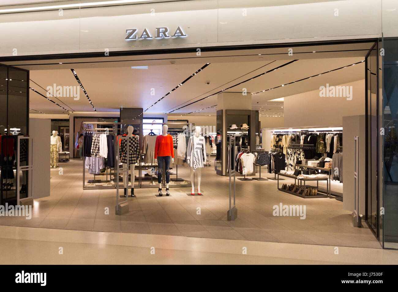 Zara store nell Ambasciata Mall, Bangkok, Thailandia Foto Stock